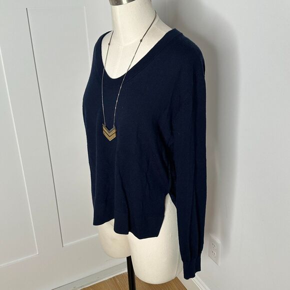 T by Alexander Wang Deep Blue Sweater - Picture 5 of 7